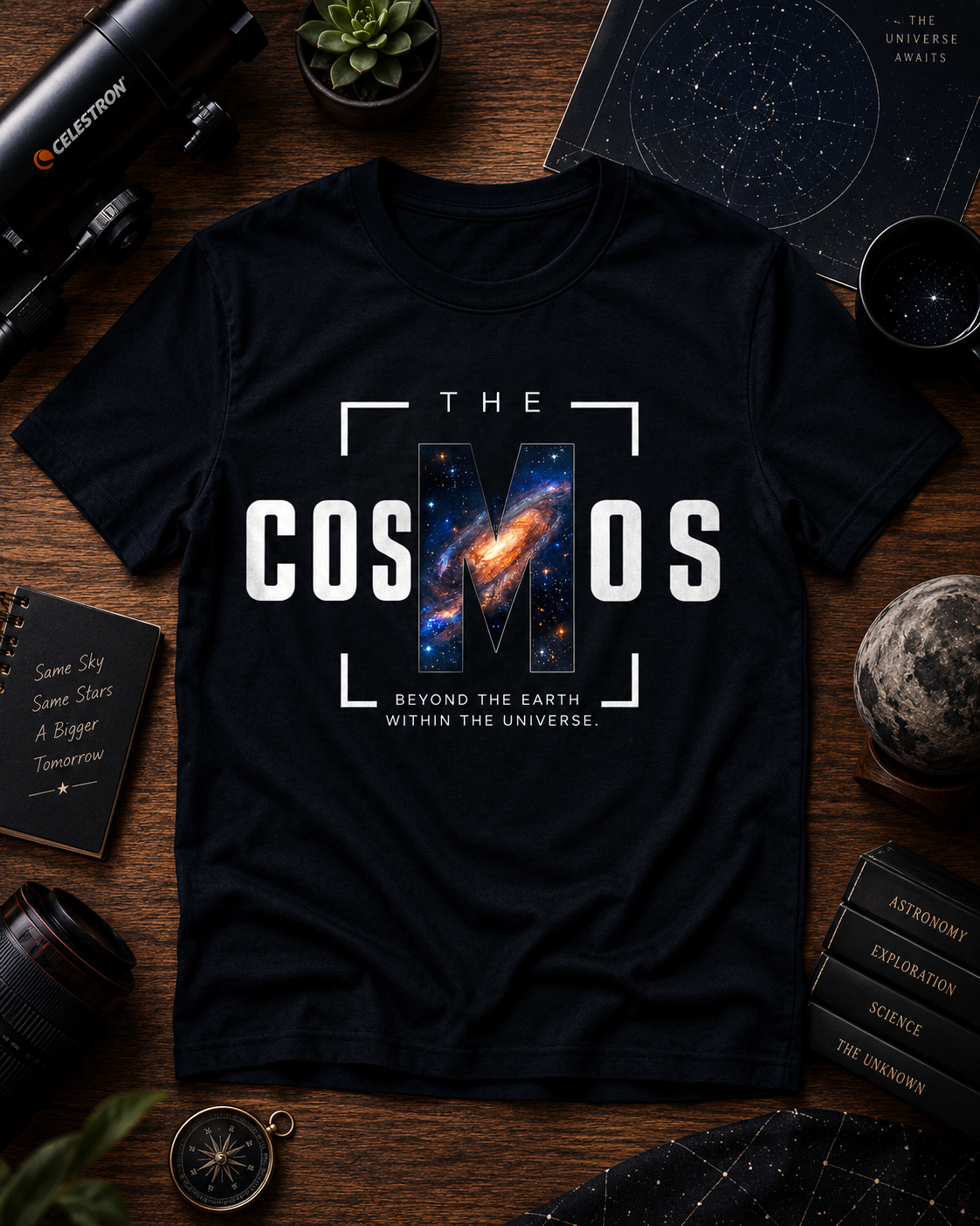 The Cosmos – Beyond the Earth Premium Unisex T-Shirt