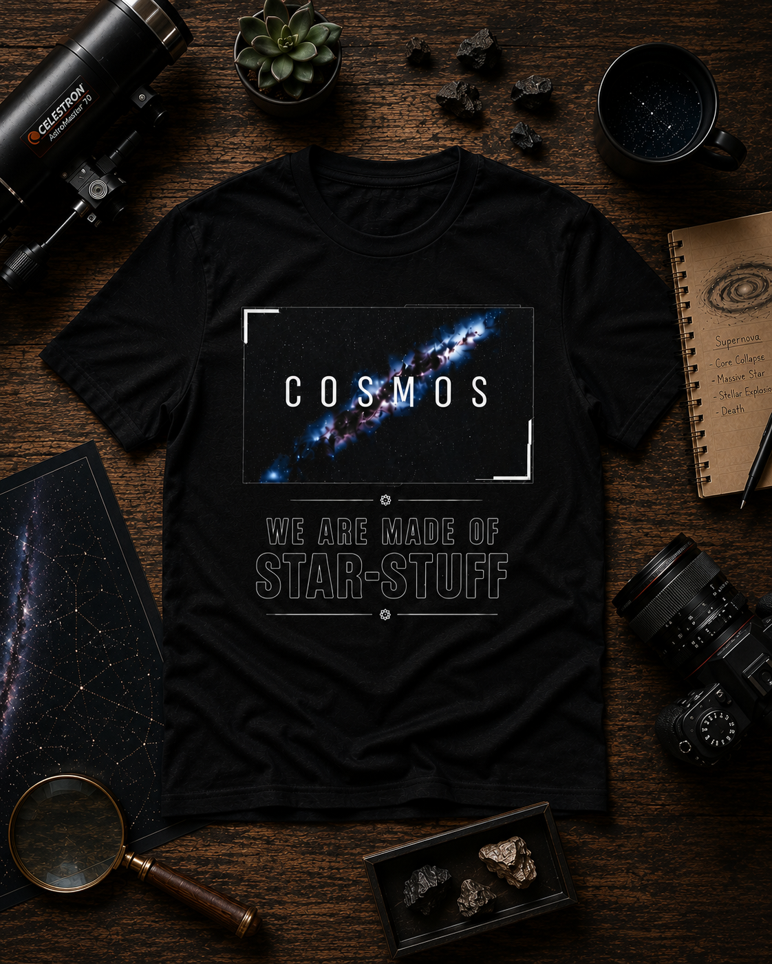 Cosmos – We Are Made of Star-Stuff Graphic T-Shirt