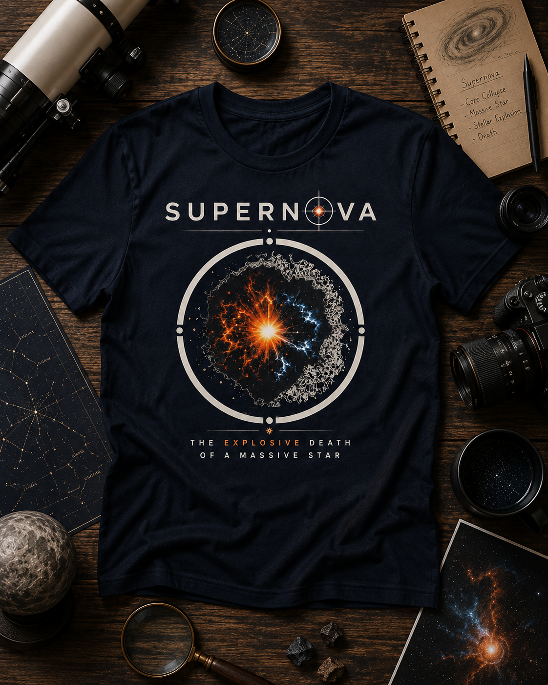 Supernova – Stellar Explosion Graphic T-Shirt
